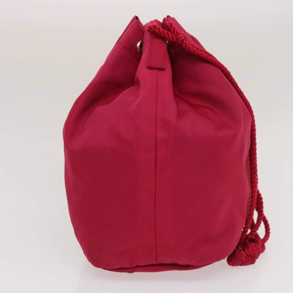 PRADA Shoulder Bag Nylon Red Auth 29726 - Picture 4 of 16